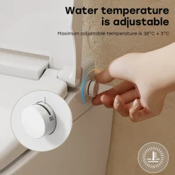 Horow - Wc-bril - Bidet - Soft Close - Zonder Elektriciteit - Glanzend Wit