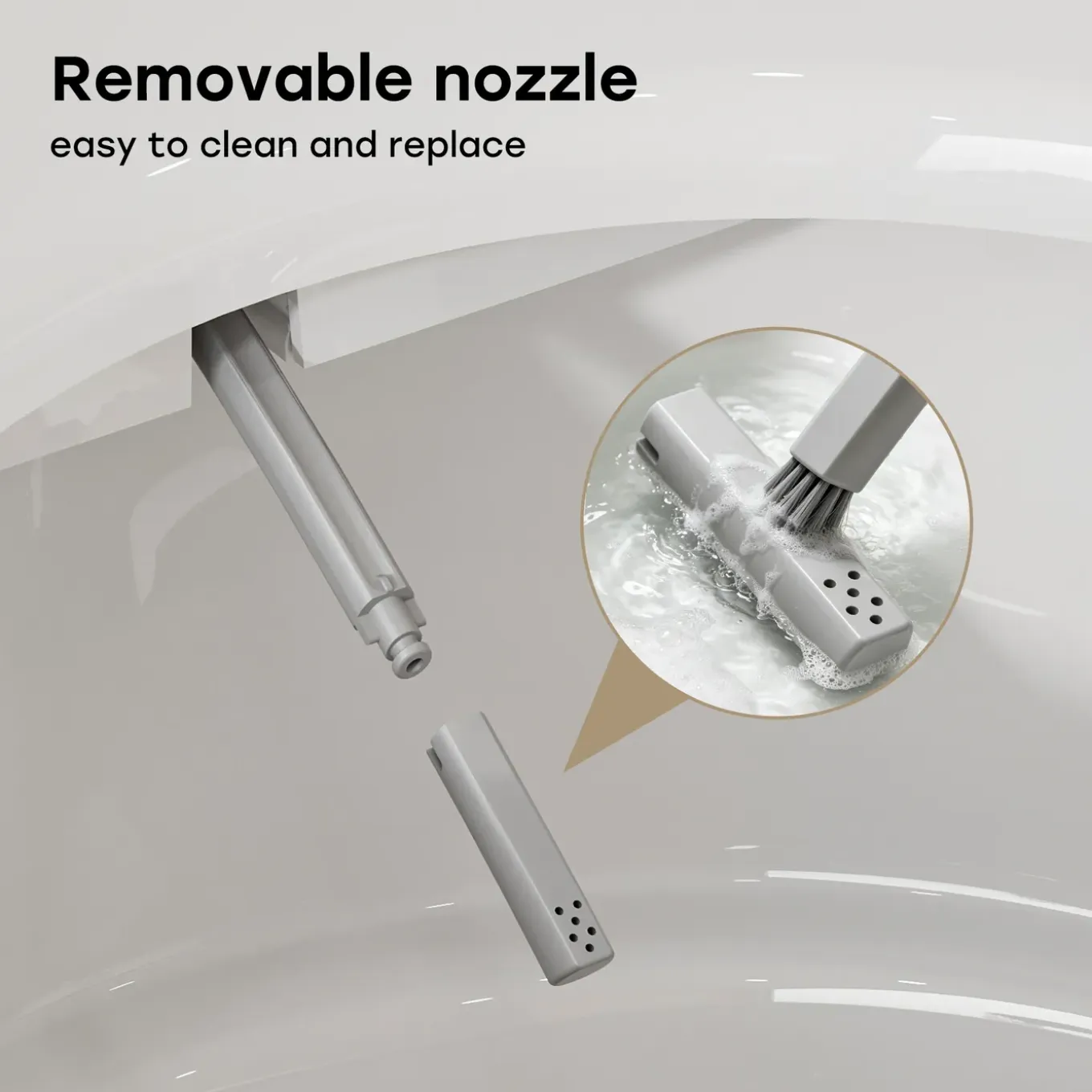 Horow - Wc-bril - Bidet - Soft Close - Zonder Elektriciteit - Glanzend Wit