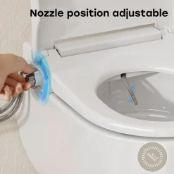 Horow - Wc-bril - Bidet - Soft Close - Zonder Elektriciteit - Glanzend Wit