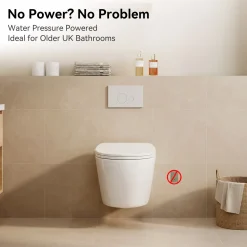 HOROW - Wc-bril - Bidet - Soft Close - Afklikbaar - Universeel - Wit