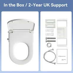 HOROW - Wc-bril - Duroplast - Wit - Bidet - Soft Close - Verwijderbaar