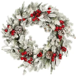 House Of Seasons Belfort Krans Groen - H11xd50cm