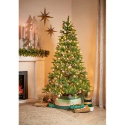House of Seasons Kerstboomrok Groen Fsc Mix - H26xd58cm