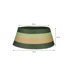 House of Seasons Kerstboomrok Groen Fsc Mix - H26xd58cm