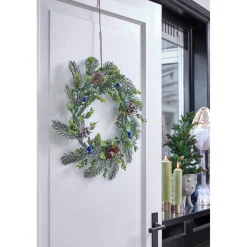 House of Seasons Krans Groen Tips 84 - H7xd42cm
