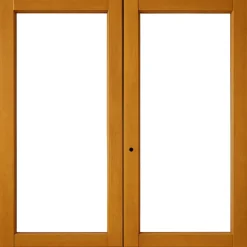GD Menuiseries Houten Raam 2 Bladeren H75 X L120 Ribbentafel
