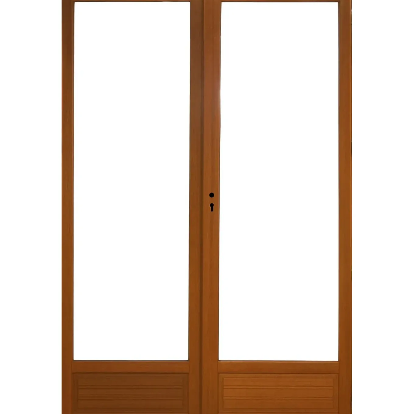 Houten Raamdeur 2 Bladeren H215 X L120 Ribbentafel