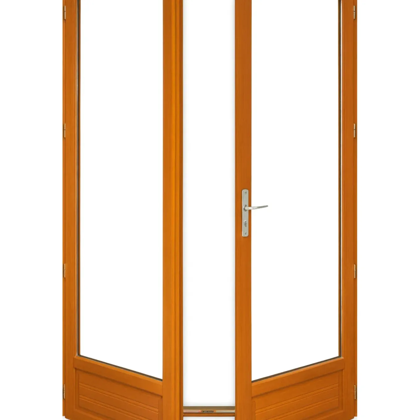 Houten Raamdeur 2 Bladeren H225 X L100 Ribbentafel