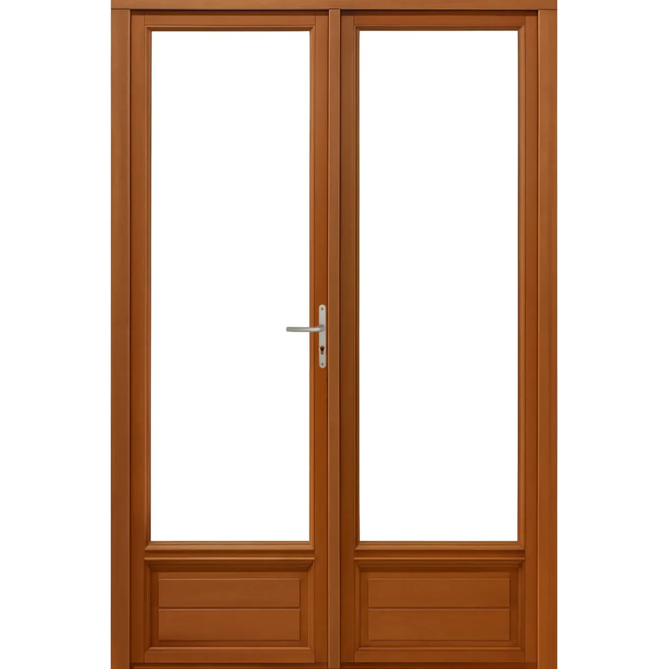 Houten Raamdeur 2 Bladeren H205 X L100 Ribbentafel