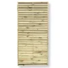 Overig Houten schutting - Louvre - Grenen - Groen Geïmpregneerd - Recht - 90x180cm - FSC/PEFC