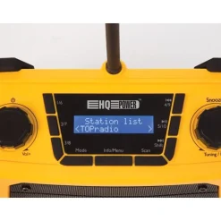 HQ-Power Hqws10001 Bouwradio 2 X 2.5 W Dab+ Fm Voor Werkplaatsgebruik