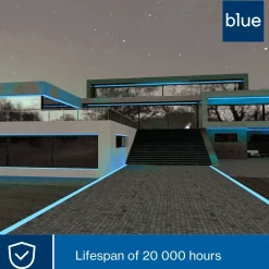 Hq-power LED Lichtslang 45 M, 36 LEDs Per Meter, Blauw