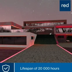 Hq-power LED Lichtslang 45 M, 36 LEDs Per Meter, Rood