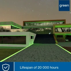 Hq-power Led Lichtslang 45 M, 36 Leds Per Meter, Groen