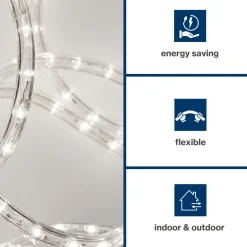 HQ-Power Led Lichtslang 45 M, 36 Leds Per Meter, Koel Wit 6500 K
