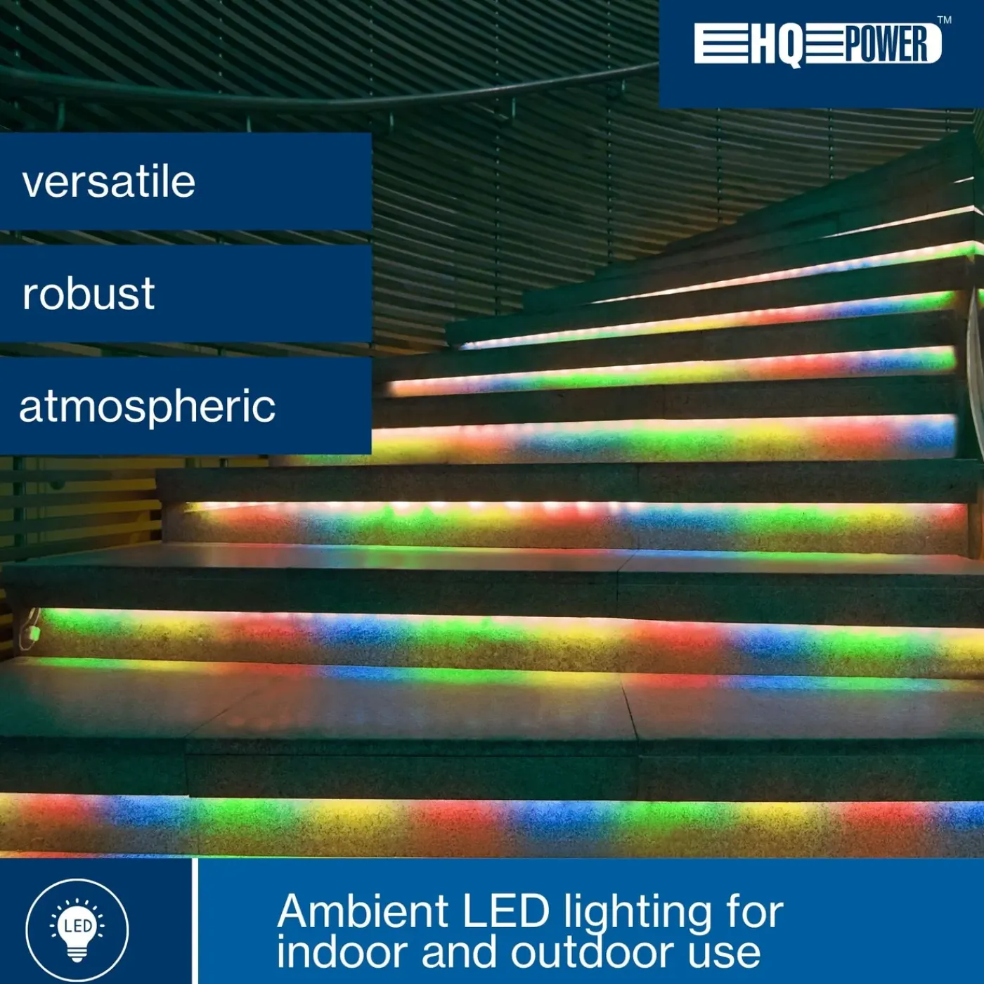 HQ-Power Hq Power Light Hqrl09011 Led Lichtslang 20 M Multicolour Met Controller