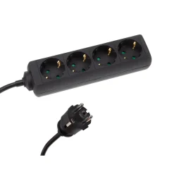 Hq-power Stekkerdoos, 4 Stopcontacten Met Randaarde (schuko, Type F), 3500 W