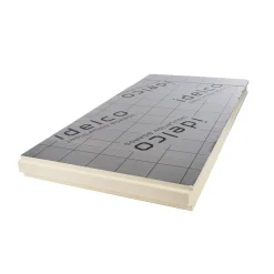 Idelco A-Therm PIR isolatieplaat - RD-waarde 3,60m² K/W - Tand Groef - 80mm - 1200x600mm - 0,720m² - 1st