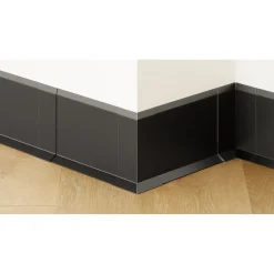 Ilcom Binnenhoek Fli Voor Plint F 100 Mm X 30 Mm X 30 Mm - Mattzwart