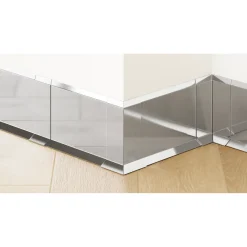 Ilcom Ceramica Ilcom Binnenhoek Fli Voor Plint F 80 Mm X 30 Mm X 30 Mm - Zilveren Spiegel