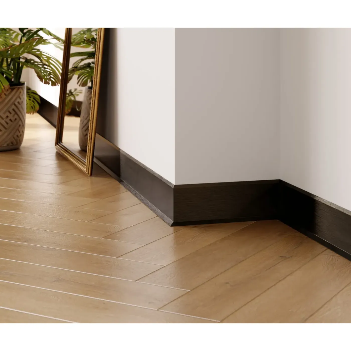 Ilcom Ceramica Ilcom Binnenhoek Fli Voor Plint F 80 Mm X 30 Mm X 30 Mm - Geborsteld Zwart