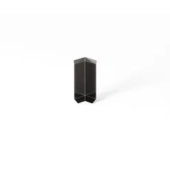 Ilcom Ceramica Ilcom Binnenhoek Fli Voor Plint F 80 Mm X 30 Mm X 30 Mm - Geborsteld Zwart