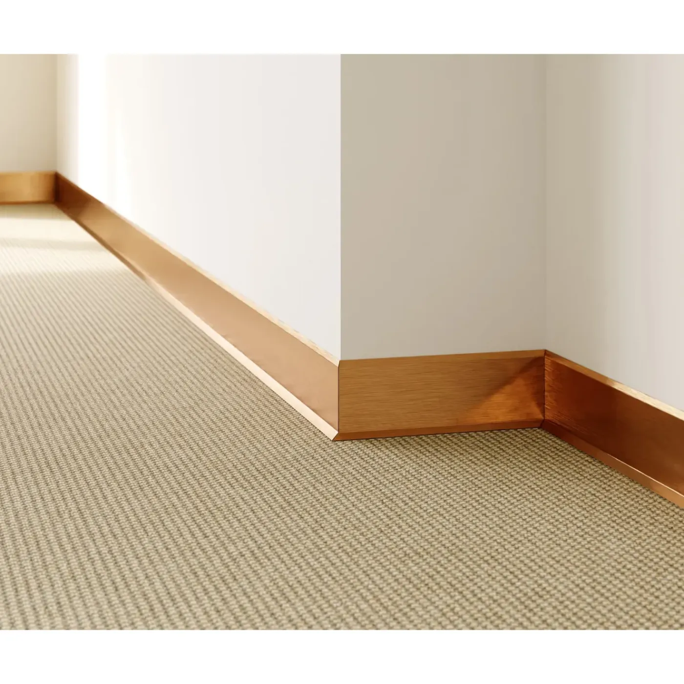 Ilcom Ceramica Ilcom Binnenhoek Fli Voor Plint F 80 Mm X 30 Mm X 30 Mm - Geborsteld Koper