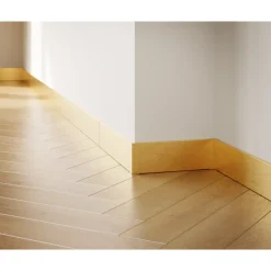 Ilcom Decoratieve Plint FC Van Roestvrij Staal 2700 mm x 100 mm - Goud Geborsteld
