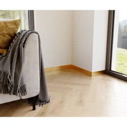 Ilcom Decoratieve Plint FC Van Roestvrij Staal 2700 mm x 100 mm - Goud Geborsteld