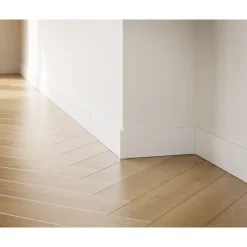 Ilcom Decoratieve Plint FC Van Roestvrij Staal 2700 mm x 80 mm - Witte Mat