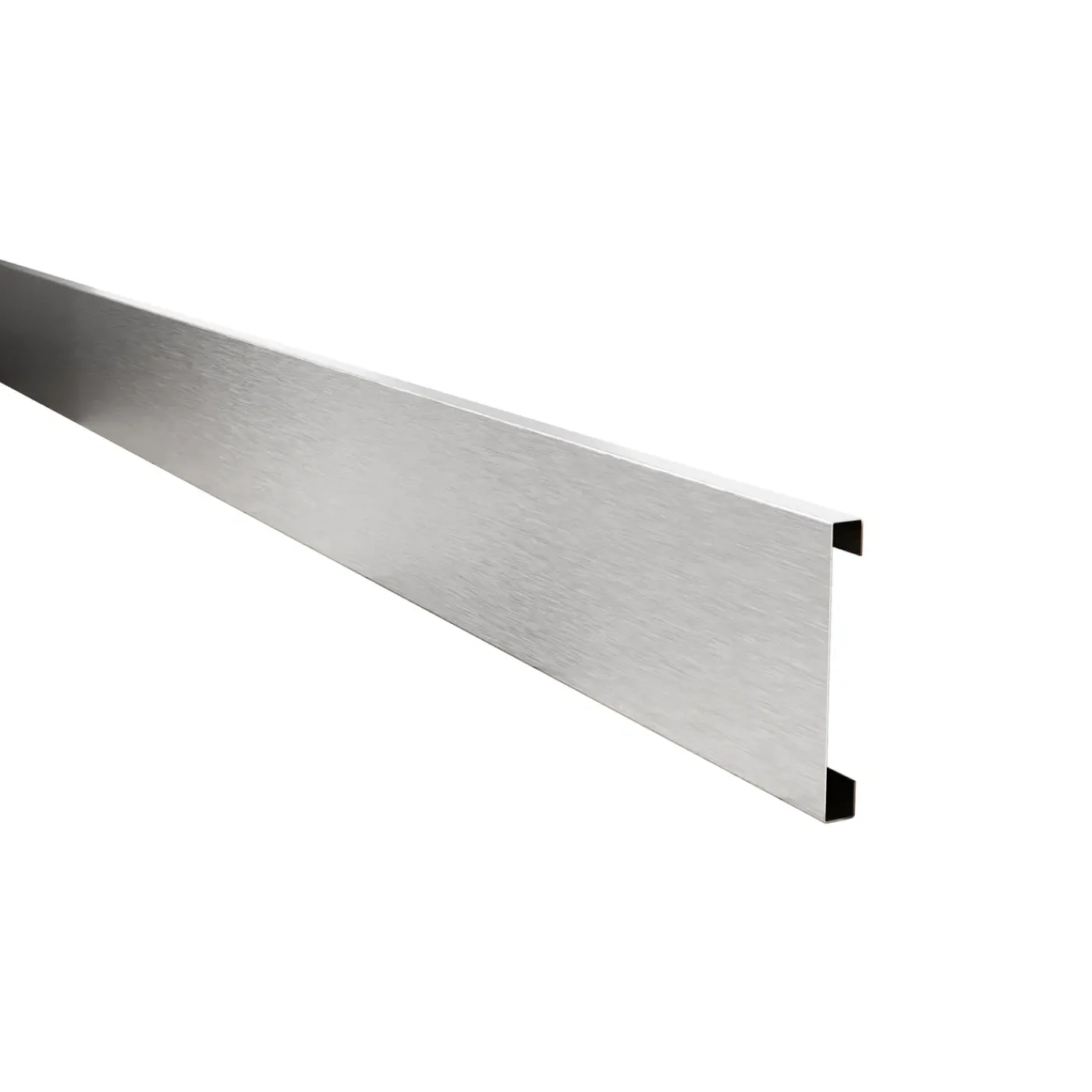 Ilcom Ceramica Ilcom Decoratieve Plint FC Van Roestvrij Staal 2700 mm x 80 mm - Zilver Geborsteld