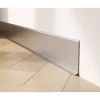 Ilcom decoratieve plint voor muren F Satijn zilver - 100mm x 2700mm van roestvrij staal