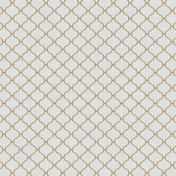 Ilcom mozaïekplaat White Arabesque op netwerk 27.5 cm x 24.3 cm - keramiek voor badkamer of keuken