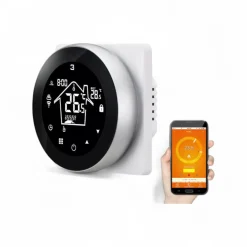 Smartlife Domotica Inbouw Thermostaat Voor Elektrische Vloerverwarming Met Touchscreen En Wifi Bediening