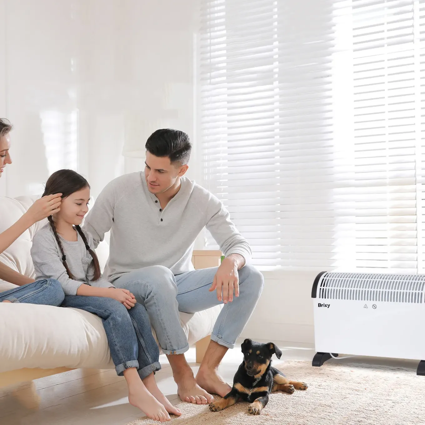 Infinity Goods Elektrische Convector Kachel 750/1500/2000w – Verstelbare Thermostaat