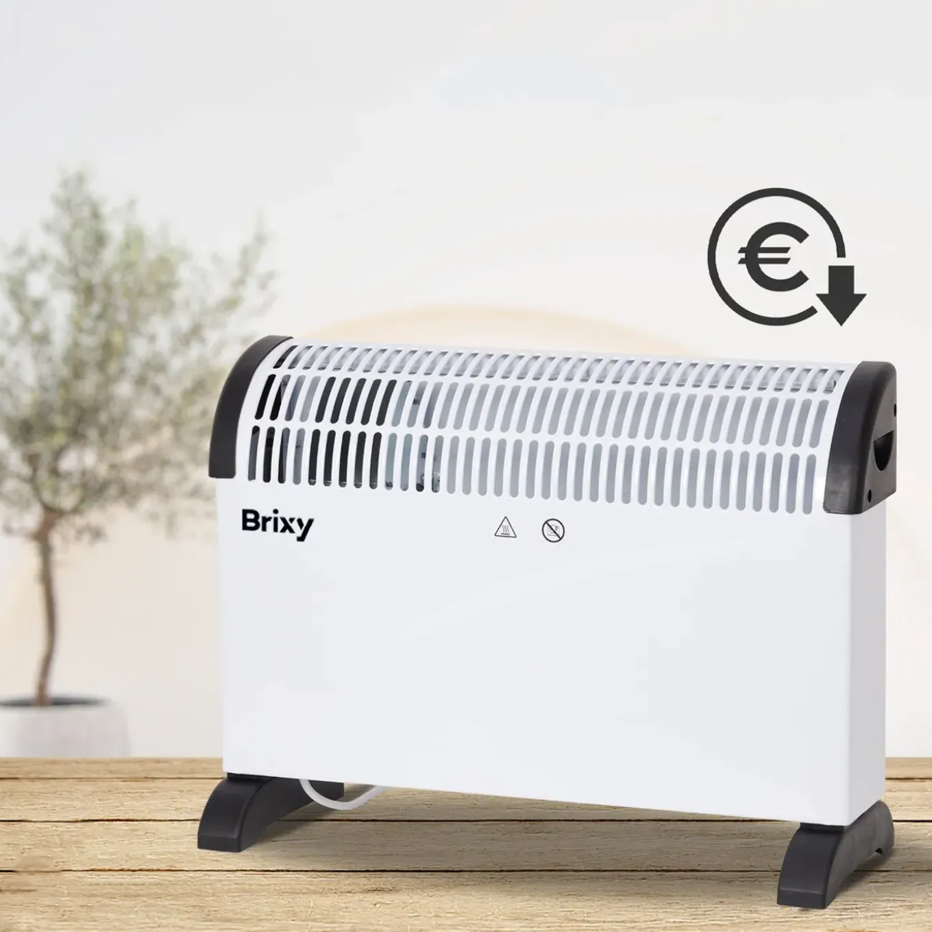 Infinity Goods Elektrische Convector Kachel 750/1500/2000w – Verstelbare Thermostaat