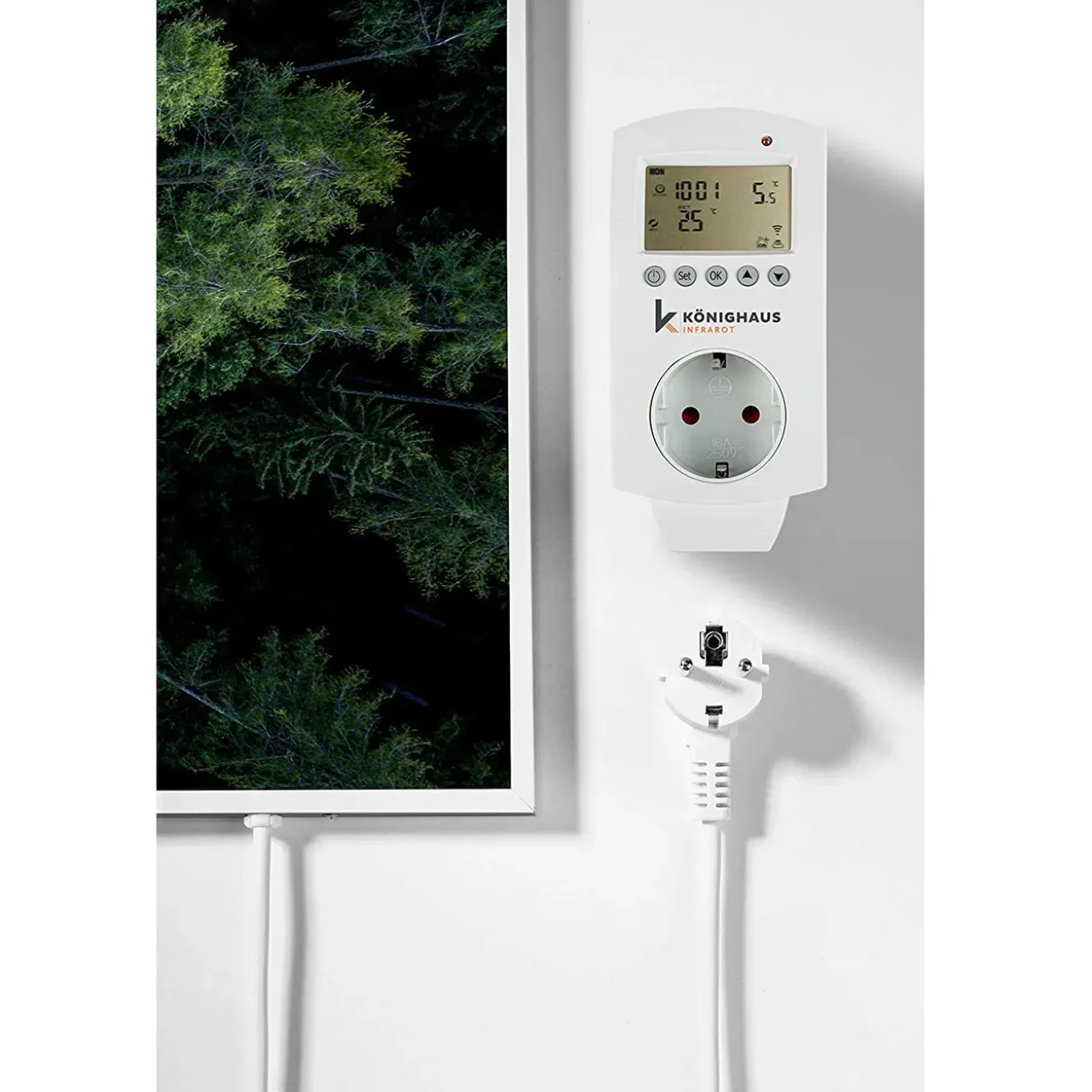 Infrarood Verwarming Panorama-serie 1200w Met Thermostaat Bosweg