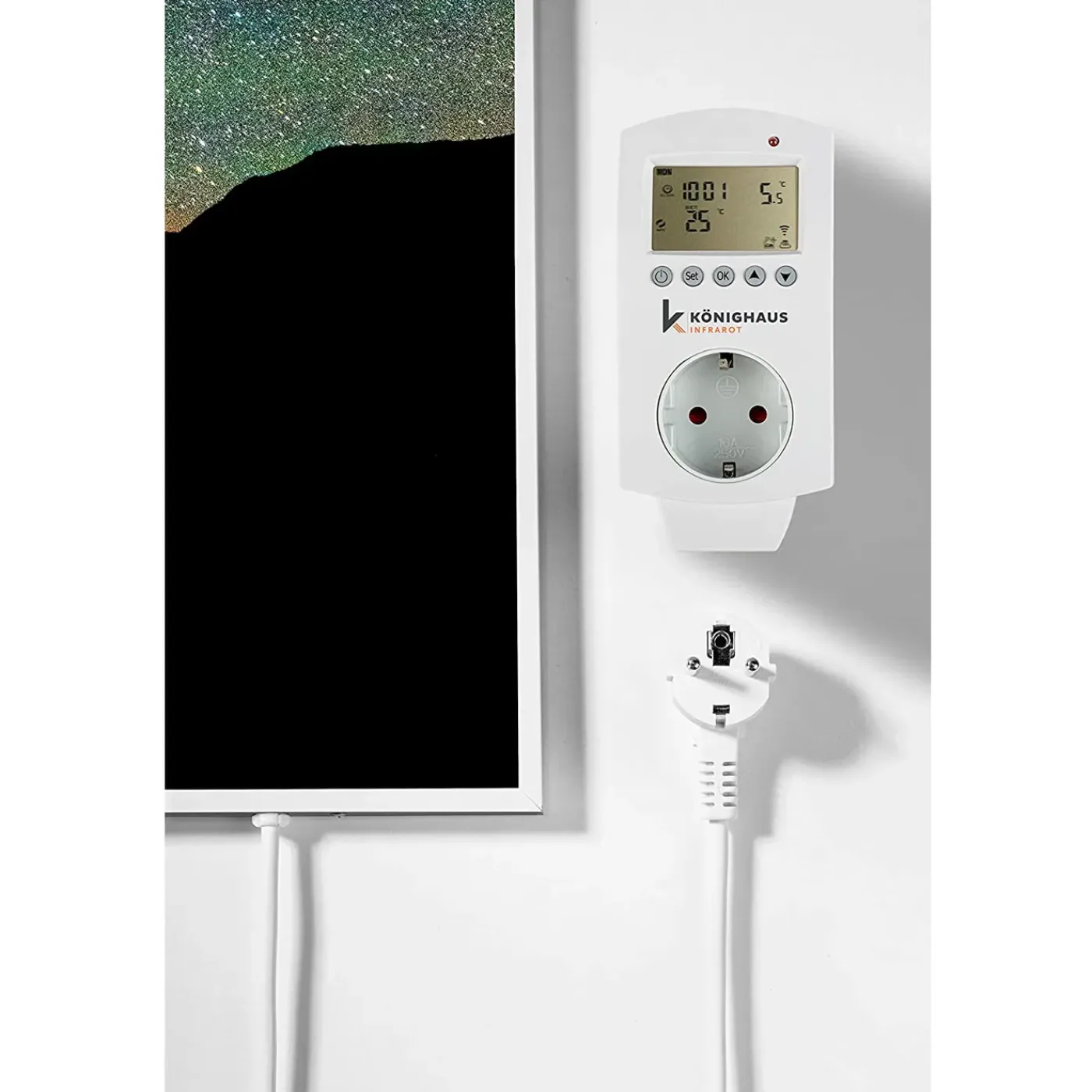 Könighaus Infrarot Infrarood Verwarming Panorama-serie 600w Met Thermostaat Sterrenhemel 1