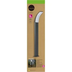 Inspire sokkellamp Lakko antraciet 96cm 11W