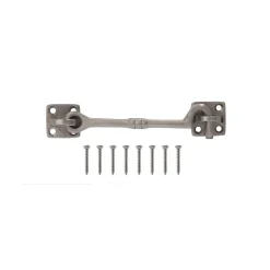 Overig Interfer kajuithaak 100mm messing/nikkel