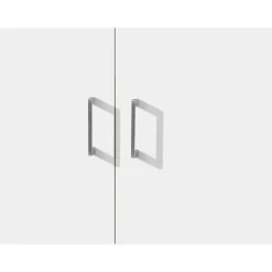 Interiax Kledingkast 'amelie' - Wit - 2 Deurs - 180x60x40 Cm