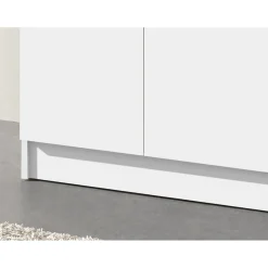Interiax Kledingkast 'amelie' - Wit - 2 Deurs - 180x60x40 Cm