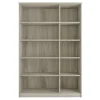 Interiax Opbergkast - Kledingkast 'amelie' - Sonoma Eik - 3 Deurs - 180x120x40cm