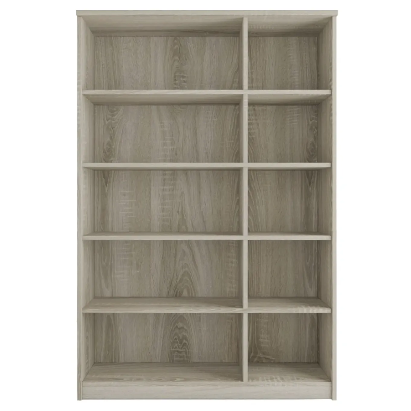 Interiax Opbergkast - Kledingkast 'amelie' - Sonoma Eik - 3 Deurs - 180x120x40cm