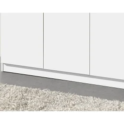 Interiax Opbergkast - Kledingkast 'amelie' - Wit - 3 Deurs - 180x120x40cm