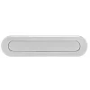 Intersteel Brievenbus Ovaal Met Veer Rvs Geborsteld