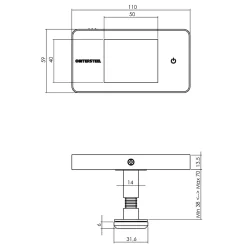 Intersteel Digitale Deurcamera Basic