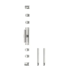 Intersteel Kruk-espagnolet Links T-recht Met Stangenset 2x 1245 Mm Rvs Geborsteld