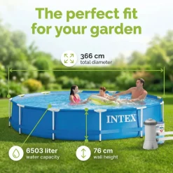 Intex Frame Zwembad Rond - 366x76 Cm - 7-delig S191