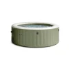 Intex PureSpa Bubble Opblaasbare Spa - 795L - 4 Personen - Olijfgroen - 196x196x71cm